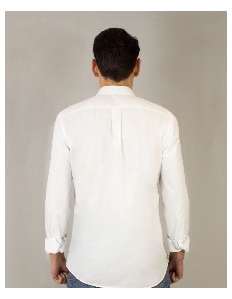 CAMISA CHICO PATADEGAYO LISA COLOR BLANCA