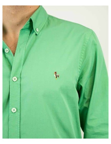 CAMISA CHICO PATADEGAYO LISA COLOR VERDE