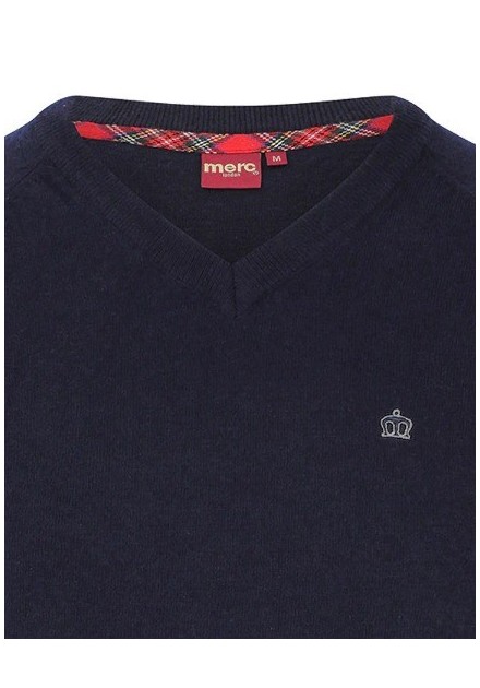 JERSEY CHICO PICO MERC COLOR MARINO