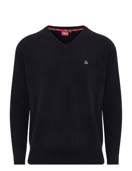 JERSEY CHICO PICO MERC COLOR NEGRO