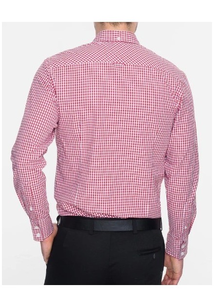 CAMISA CHICO  CUADROS MERC COLOR ROJA