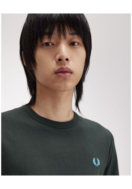 CAMISETA FRED PERRY COLOR VERDE