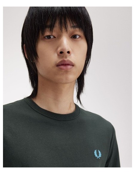 CAMISETA FRED PERRY COLOR VERDE
