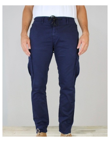 PANTALON CHICO CARGO PATADEGAYO  COLOR MARINO