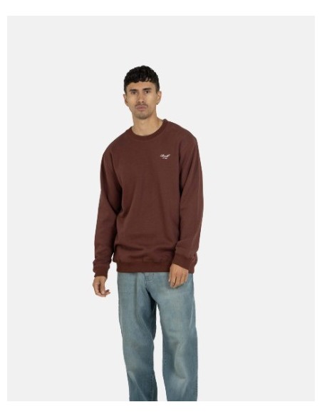 SUDADERA UNISEX REELL COLOR CEREZA OSCURA