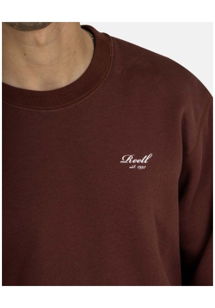 SUDADERA UNISEX REELL COLOR CEREZA OSCURA