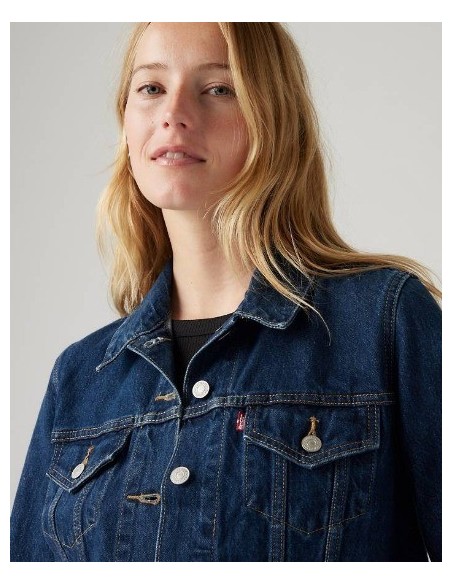 CAZADORA CHICA LEVIS COLOR AZUL OSCURO