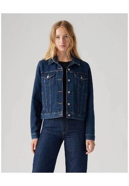 CAZADORA CHICA LEVIS COLOR AZUL OSCURO