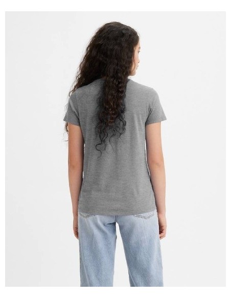CAMISETA CHICA LEVIS COLOR GRIS