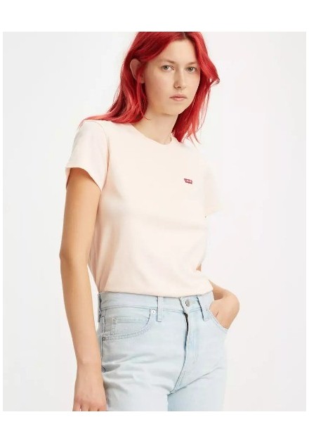 CAMISETA CHICA LEVIS COLOR ROSA