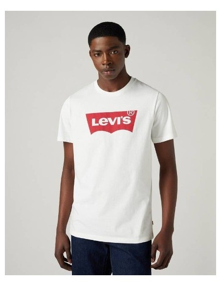 CAMISETA CHICO LEVIS COLOR  BLANCA