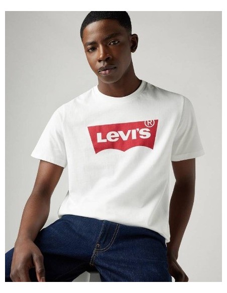 CAMISETA CHICO LEVIS COLOR  BLANCA