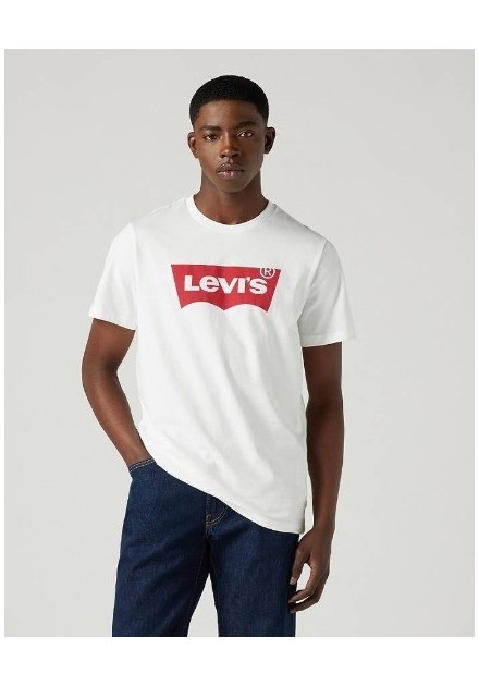 CAMISETA CHICO LEVIS COLOR  BLANCA