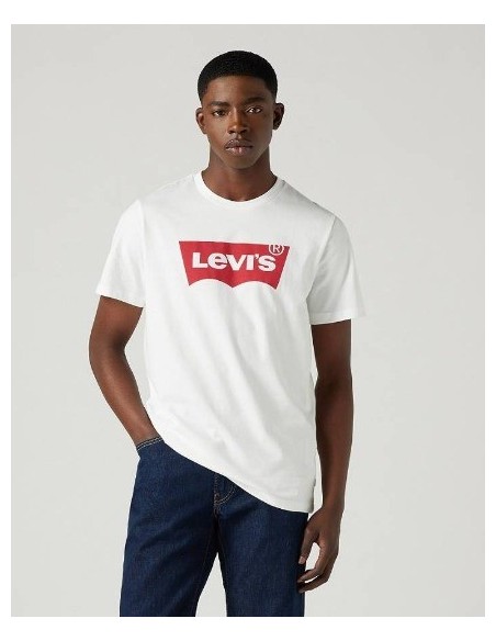 CAMISETA CHICO LEVIS COLOR  BLANCA