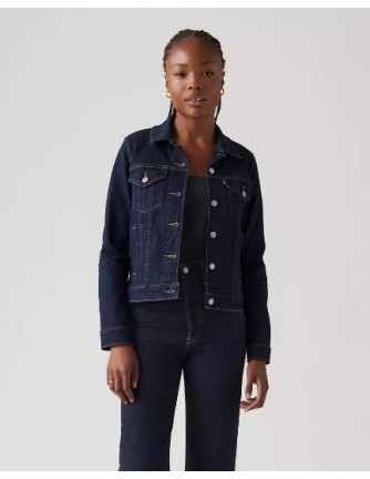 CAZADORA CHICA LEVIS COLOR AZUL OSCURO