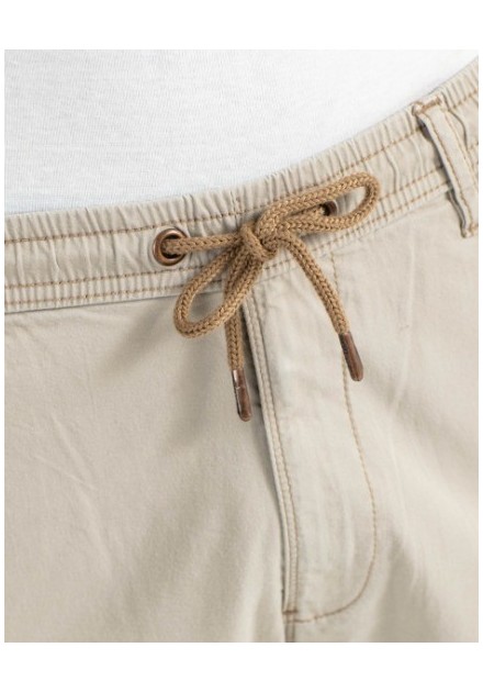 PANTALON CHICO REELL AJUSTE ACANALADO COLOR BEIG