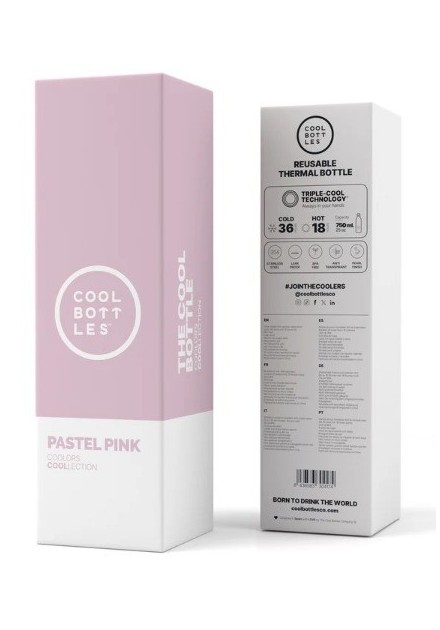 BOTELLA 750ML COOL BOTTLES PINK
