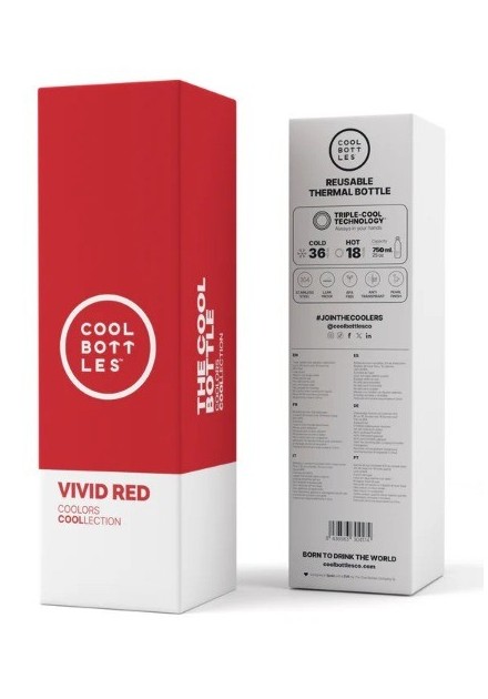 BOTELLA 750ML COOL BOTTLES RED