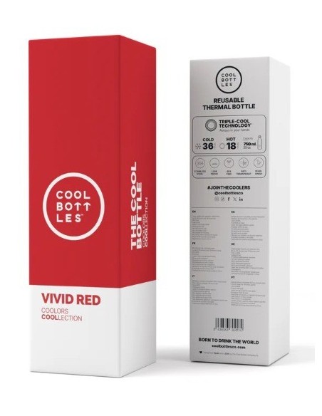 BOTELLA 750ML COOL BOTTLES RED