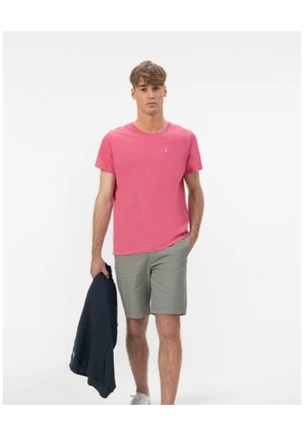 CAMISETA UNISEX EL PULKPO COLOR ROSA CHICLE