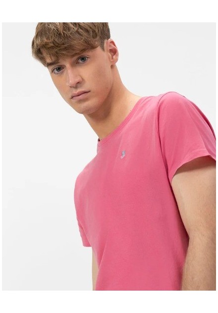 CAMISETA UNISEX EL PULKPO COLOR ROSA CHICLE