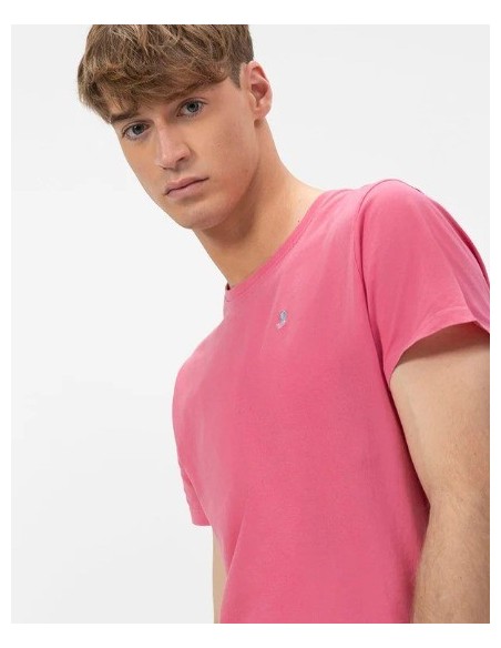 CAMISETA UNISEX EL PULKPO COLOR ROSA CHICLE