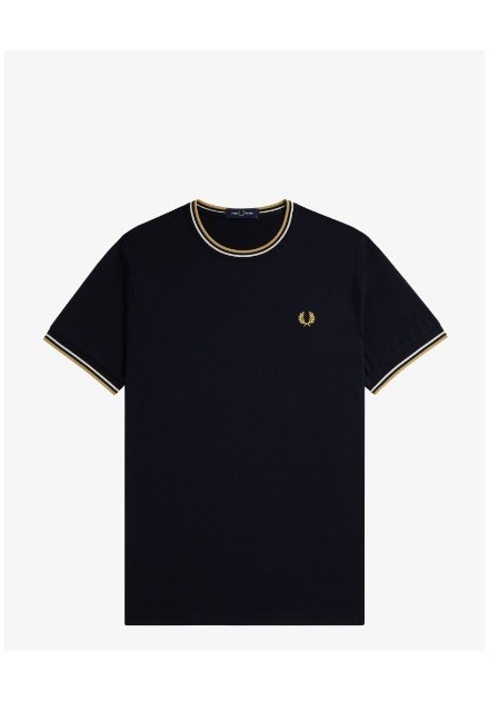 CAMISETA CHICO FRED PERRY COLOR NEGRO