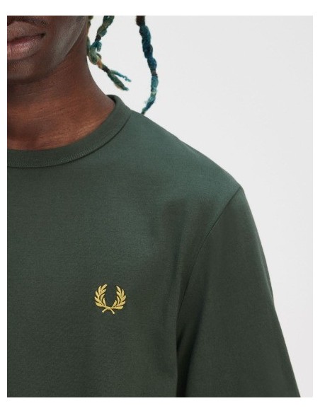 CAMISETA CHICO FRED PERRY COLOR VERDE X89