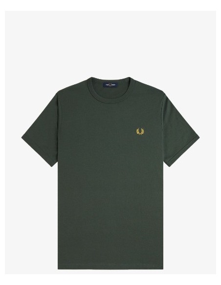 CAMISETA CHICO FRED PERRY COLOR VERDE X89