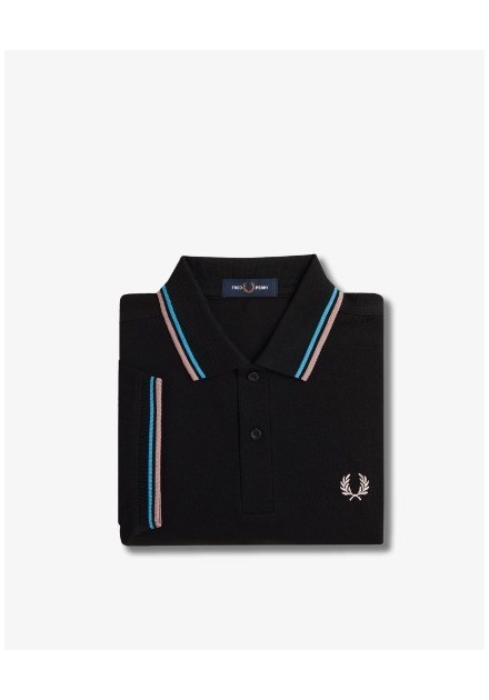 POLO CHICO FRED PERRY COLOR NEGRO