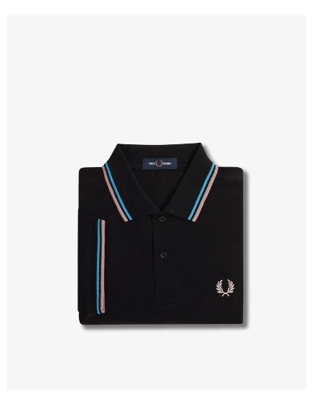 POLO CHICO FRED PERRY COLOR NEGRO