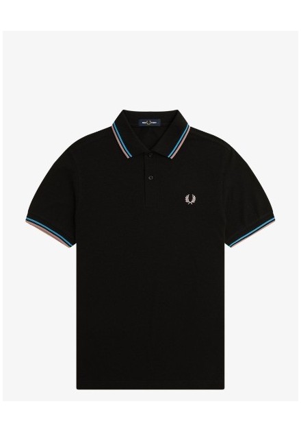 POLO CHICO FRED PERRY COLOR NEGRO