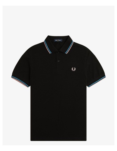 POLO CHICO FRED PERRY COLOR NEGRO