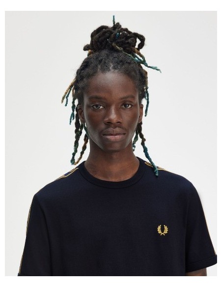 CAMISETA CHICO FRED PERRY COLOR MARINO W75