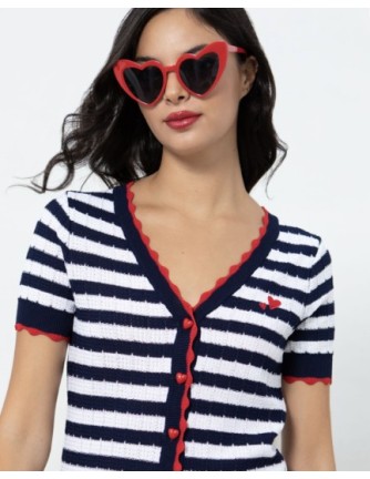 REBECA CHICA MISS SIDECAR MARINERA COLOR MARINO