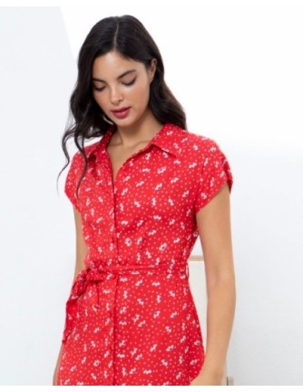 VESTIDO CHICA MISS SIDECAR COLOR 3 ROJO 2