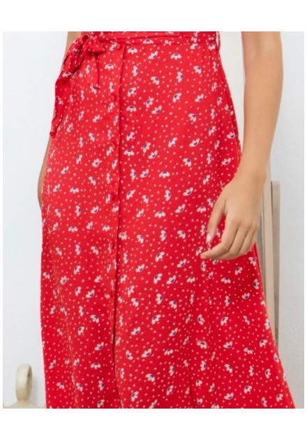 VESTIDO CHICA MISS SIDECAR COLOR 3 ROJO