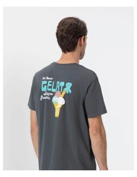 CAMISETA UNISEX  EL PULPO COLOR ANTRACITA