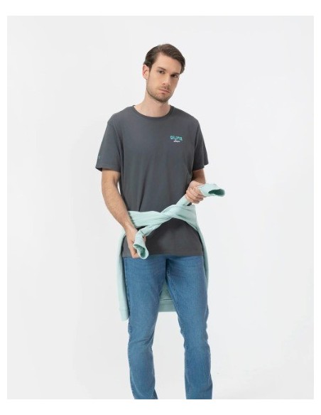 CAMISETA UNISEX  EL PULPO COLOR ANTRACITA