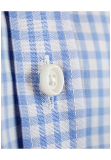 CAMISA CHICO PATADEGAYO CUADROS COLOR 9 CELESTE