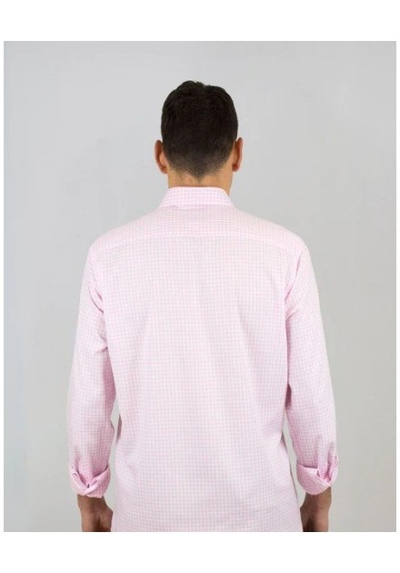 CAMISA CHICO PATADEGAYO CUADROS COLOR 25 ROSA