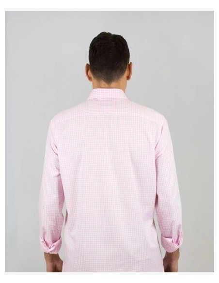 CAMISA CHICO PATADEGAYO CUADROS COLOR 25 ROSA