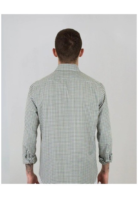 CAMISA CHICO PATADEGAYO CUADROS COLOR 14 VERDE