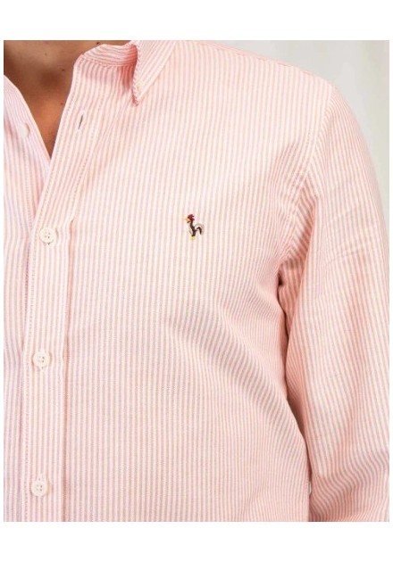 CAMISA CHICO PATADEGAYO LISTAS COLOR NARANJA