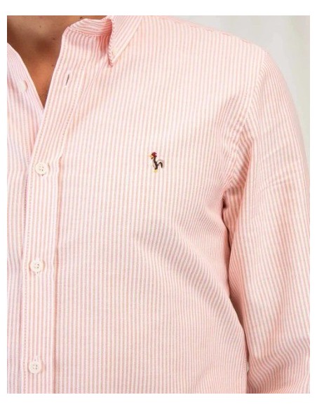 CAMISA CHICO PATADEGAYO LISTAS COLOR NARANJA