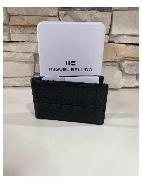 CARTERA CHICO MIGUEL BELLIDO COLOR 001 NEGRA