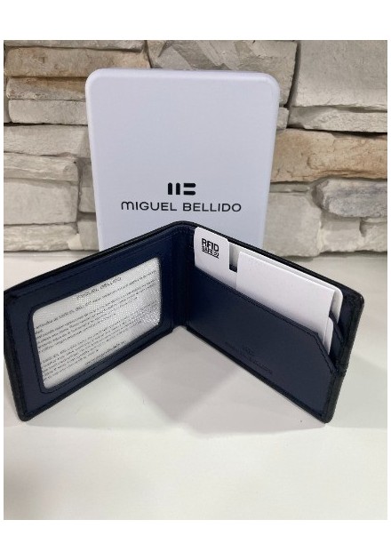 CARTERA CHICO MIGUEL BELLIDO COLOR 001 NEGRA