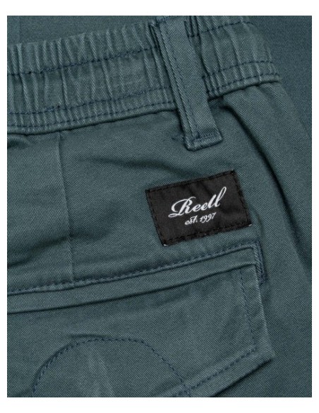PANTALON CHICO REELL REGULAR CARGO COLOR 55 STEEL BLUE