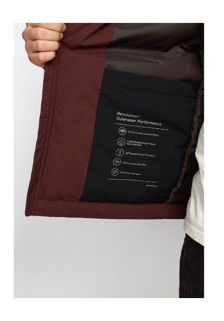 CAZADORA UNISEX REVOLUTION COLOR 09  BURGUNDY