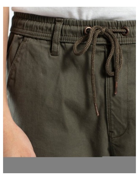 PANTALON CHICO REELL  AJUSTE ACANALADO COLOR OLIVE